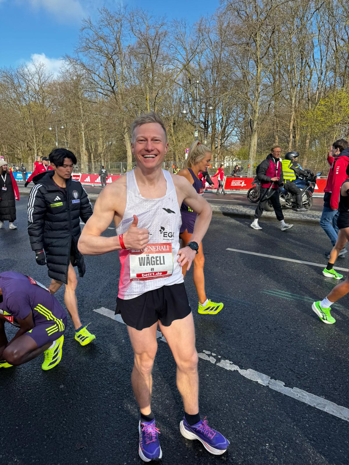 Patrik Wägeli unterbiete gleich zweimal seine persönliche Bestleistung